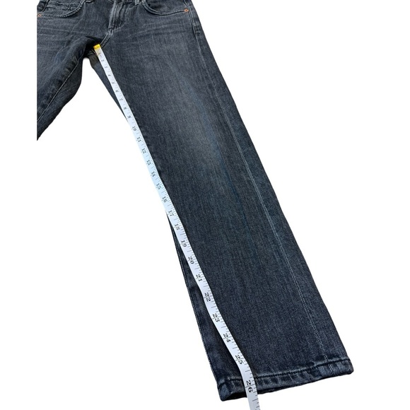 Citizens of Humanity Elsa Mid Rise Slim Crop Jeans Faded Black Wash - Size 24 - Picture 10 of 16